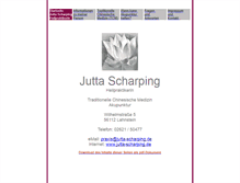 Tablet Screenshot of jutta-scharping.de